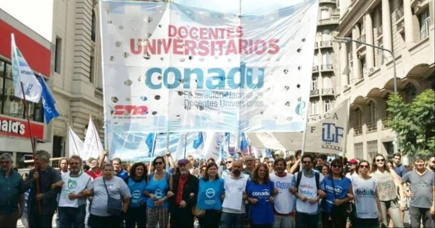 Se trata del primer paro docente en contra de Axel Kicillof desde el inicio de su gestión en 2019. Foto: Twitter