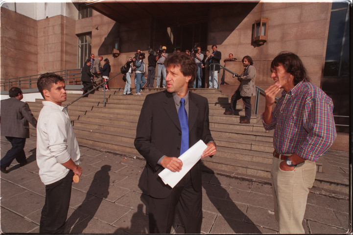 Marchi, en 1997, cuando el torneo Clausura se suspendió ante los reiterados hechos de violencia.