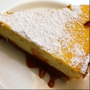 Torta de ricota y dulce de leche