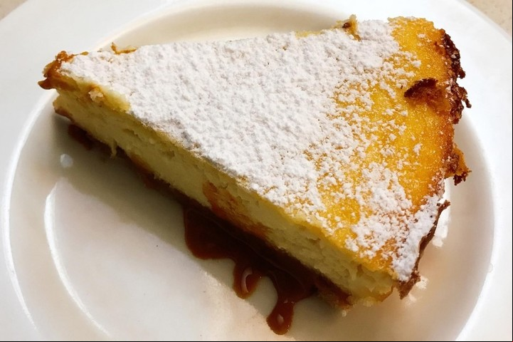 Tarta de ricota de Calabrese. Foto: Télam