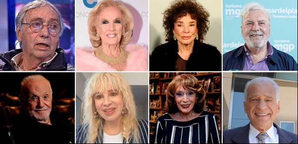 Los actores y gente de la radio y TV que ya cumplieron los 80 años y siguen trabajando