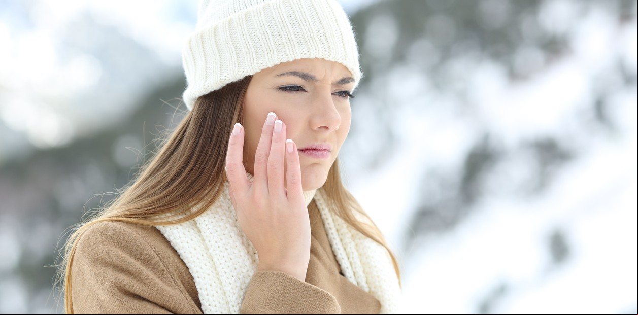 El frío reseca la piel, afectando su elasticidad. Foto Shutterstock.