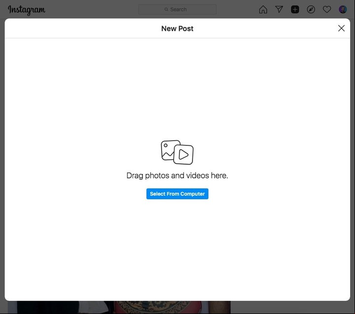 La nueva función permite buscar las imágenes o videos almacenadas en la PC.
