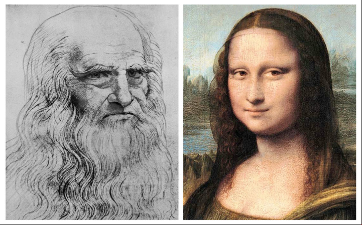Leonardo da Vinci y su mayor obra: La Gioconda (AP).