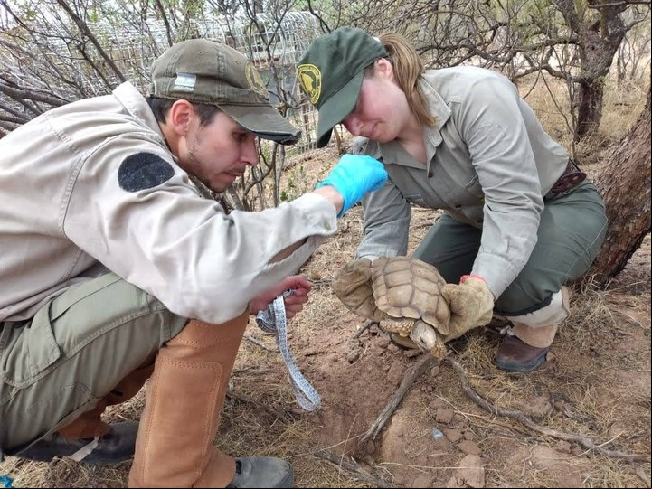 Un día de trabajo de la guardaparque Natalia Azarko.