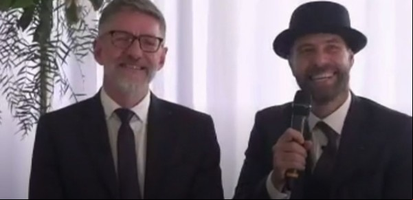 Qué famosos y políticos asistieron al casamiento virtual de Luis Novaresio y Braulio Bauab