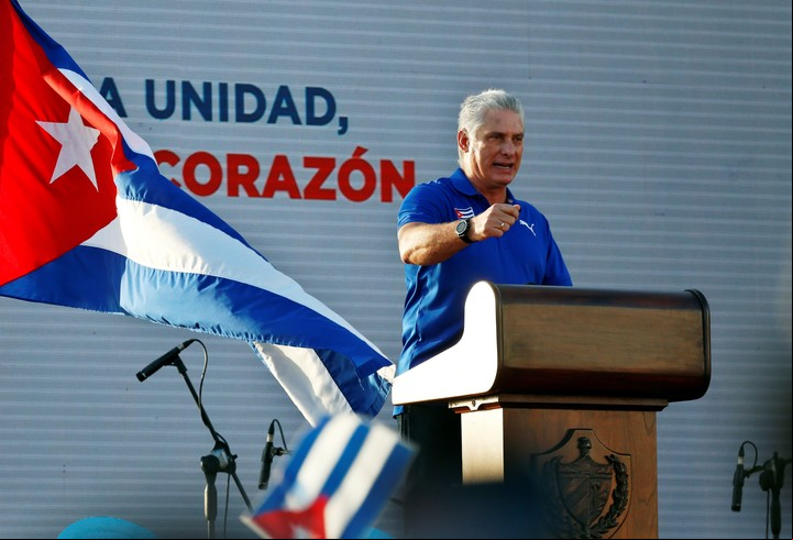 El gobierno de Miguel Diaz-Canel busca bajar la tensión en Cuba tras las inéditas protestas de julio contra el gobierno. Foto: EFE