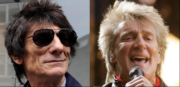 Ronnie Wood vuelve a grabar junto a Rod Stewart nuevo material para su antigua banda Faces