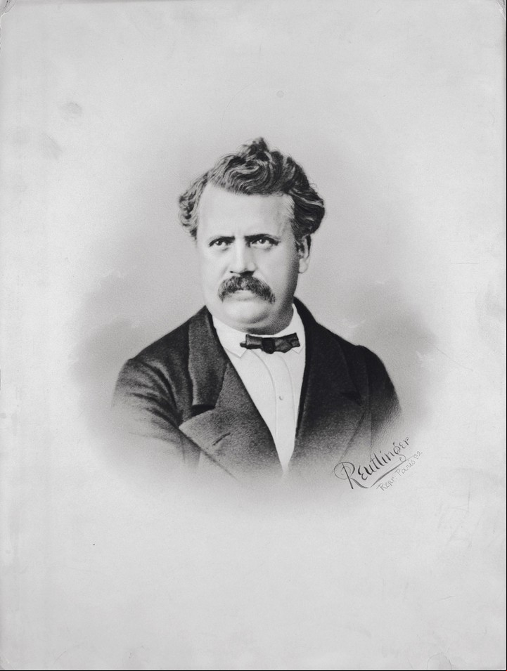 Retrato de Louis Vuitton. El 4 de agosto de 2021 se cumplieron 200 años del nacimiento del genial visionario francés de origen que revolucionó el mundo de los viajes y el lujo.
