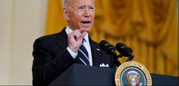 Joe Biden dijo que no había forma de retirarse de Afganistán sin desatar el "caos"