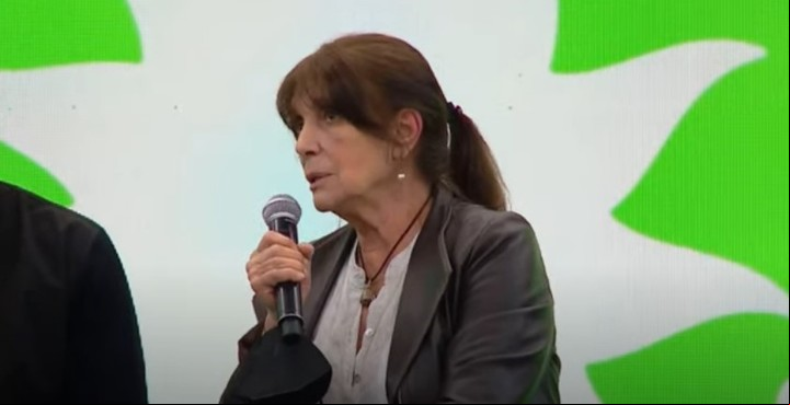 María Teresa García, una de las senadoras provinciales que no podría renovar si no modifican la ley.