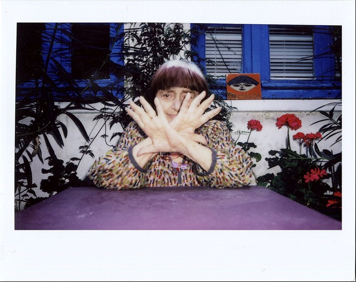 Agnès Varda, fotografiada en París, año 2018. Fotografía de Hugo Huerta Marin.