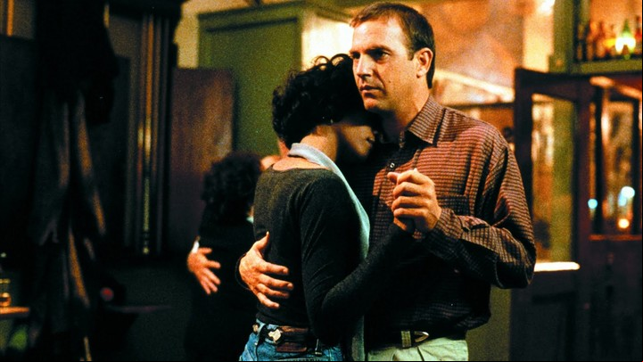 Whitney Houston y Kevin Costner en "El guardaespaldas". Una dupla que funcionó de maravillas.