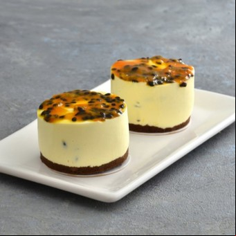 Mini mousse de maracuyá