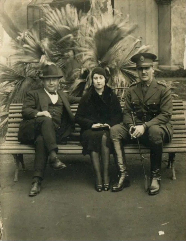 Cipriano y Aurelia Tizón junto a Perón. Gentileza Museo Marc de Rosario
