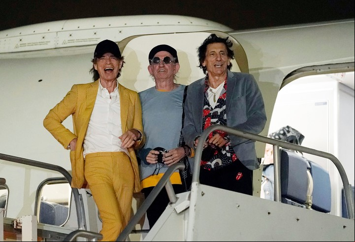 Los Stones estuvieron ensayando y componiendo en Jamaica. Foto AP