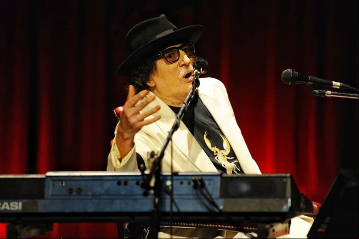 Charly Garcia en el CCK, cuando cumplió 70 años. Foto: Martín Bonetto