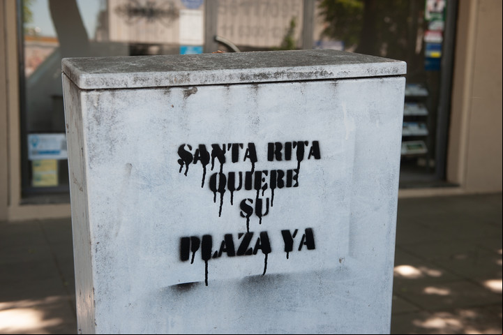 Los vecinos de Villa Santa Rita reclaman una plaza hace años. Foto: Fernando de la Orden.