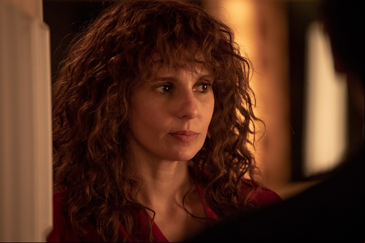 Julieta Cardinali como Claudia Villafañe en "Maradona: Sueño bendito"