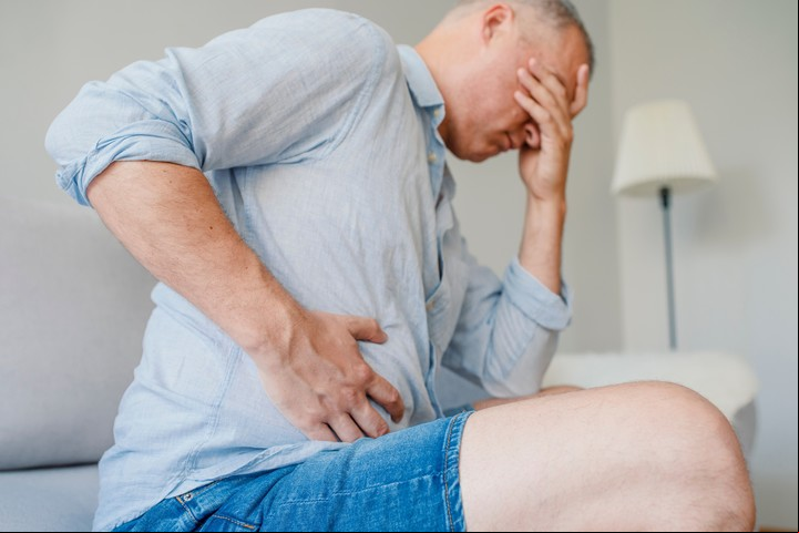 El dolor de panza puede venir acompañado de gases. Foto Shutterstock.