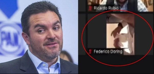 Un diputado mexicano apareció sentado en el inodoro durante una sesión por Zoom
