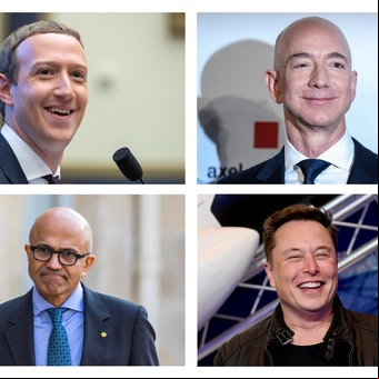 Elon Musk, Jeff Bezos, Mark Zuckerberg y Bill Gates duplicaron sus fortunas mientras el 99% de la humanidad es todavía más pobre