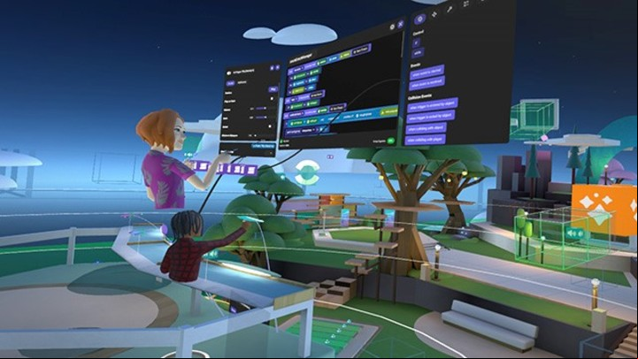 Horizon Worlds incluye herramientas para el trabajo remoto.