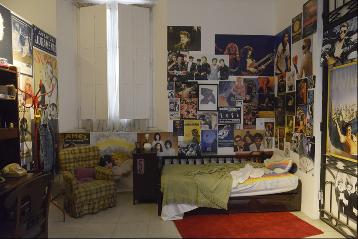 Un cuarto en los años 80. En el Museo Histórico Nacional. Foto: Andres D'Elia