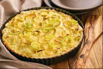 Receta de Tarta de puerros