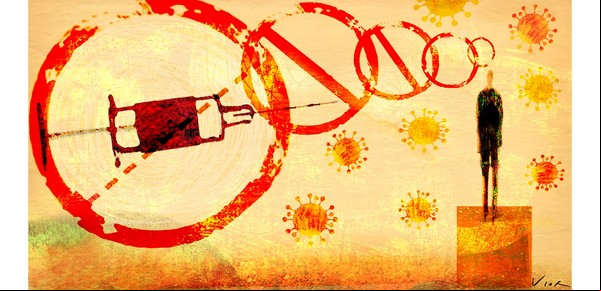 "La pandemia de quienes se oponen a la vacuna"