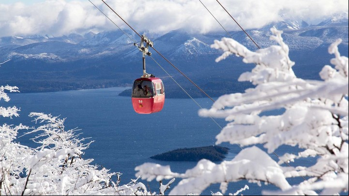 El Teleférico del Cerro Otto, en Bariloche. Foto Teleférico Bariloche