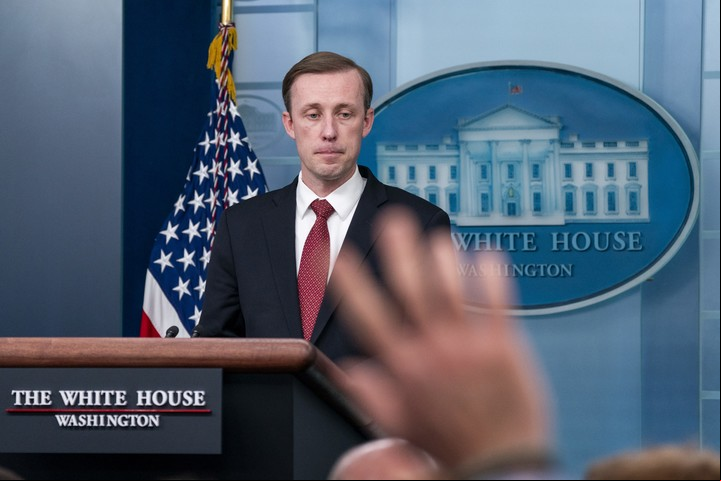 El asesor de Seguridad Nacional Jake Sullivan . Bloomberg