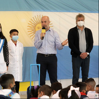 Con menos protocolos, arrancaron las clases en la Ciudad de Buenos Aires: "Es muy similar a antes de la pandemia", dijo Larreta
