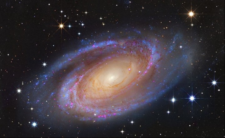 La galaxia espiral M 81 de donde llegan señales.