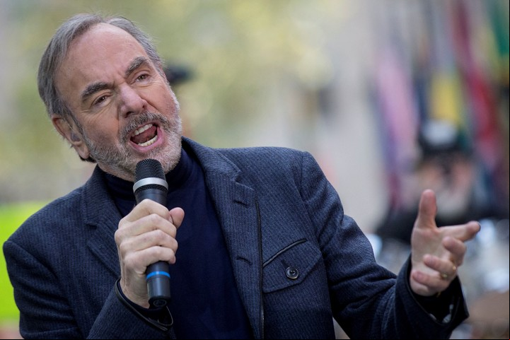 Neil Diamond en vivo. Foto: Reuters.