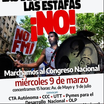 El kirchnerismo duro marcha contra el acuerdo del Gobierno con el FMI