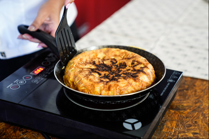 Tortilla de papa. Foto: Maxi Failla