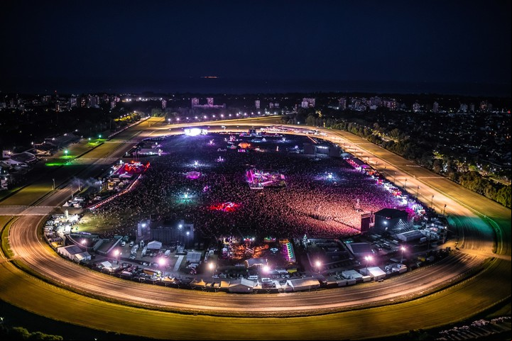 Lollapalooza de noche.