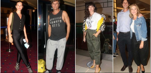 Repleta de famosos: así fue la función privada VIP de la película "Competencia Oficial"