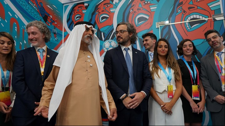 Santiago Cafiero en la expoDubai, en marzo de 2022. Foto: EFE