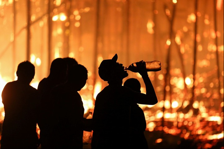 En junio del 21, la Amazonía brasileña registró 2.308 focos de incendios, el mayor total mensual desde 2007.