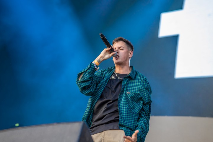 Acru en el Lollapalooza 2022.
