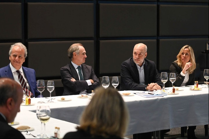 Horacio Rodríguez Larreta participó de un almuerzo con la Fundación Iberoamericana Empresarial. Foto: prensa GCBA