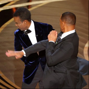 Oscar 2022: el video del cachetazo de Will Smith a Chris Rock