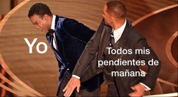 El golpe de Will Smith se volvió meme en las redes.