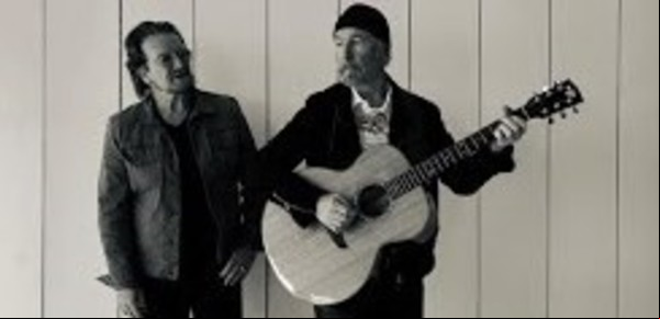 U2, Julian Lennon, Zucchero y más artistas se sumaron al cierre de la iniciativa por Ucrania, #StandUpForUkraine