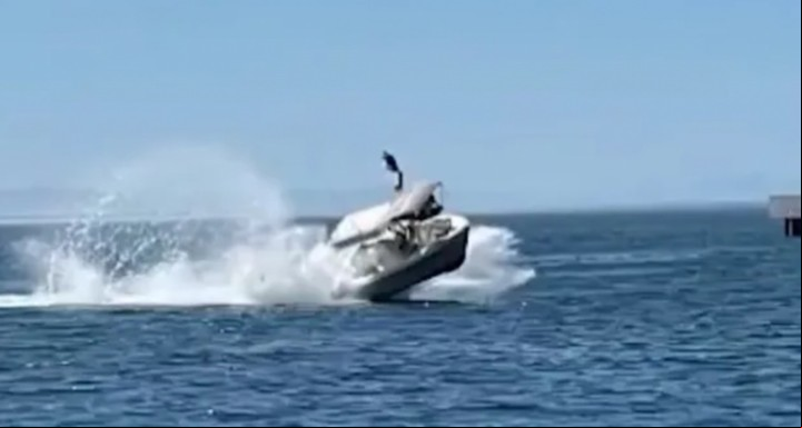 Hubo cinco heridos, uno de ellos de gravedad, luego de la colisión entre un barco turístico y una ballena en Baja California Sur, México.