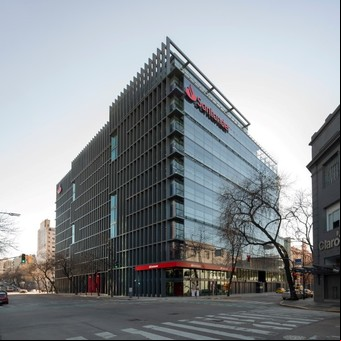 Sede corporativa del banco Santander Argentina