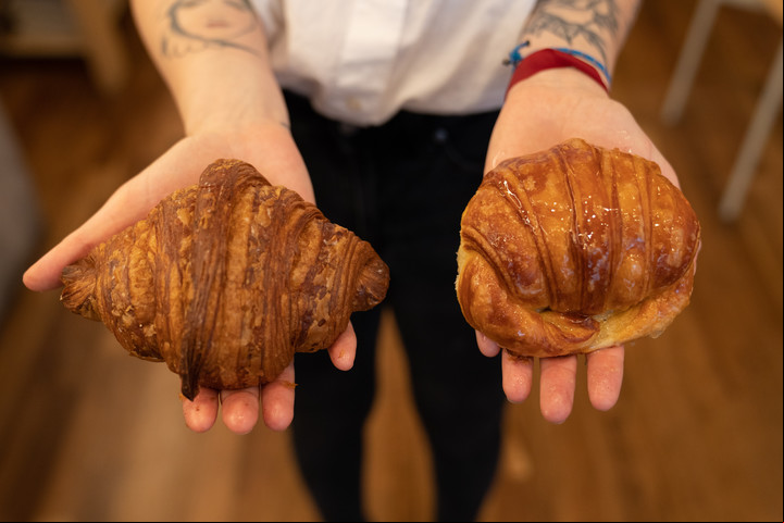 ¿Croissant o medialuna? Son parecidos, pero también diferentes. Foto: Fernando de la Orden