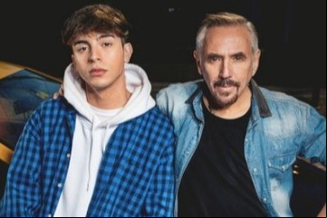 Alejandro Lerner se puso a la moda y grabó con Rusherking, el nuevo novio de la China Suárez
